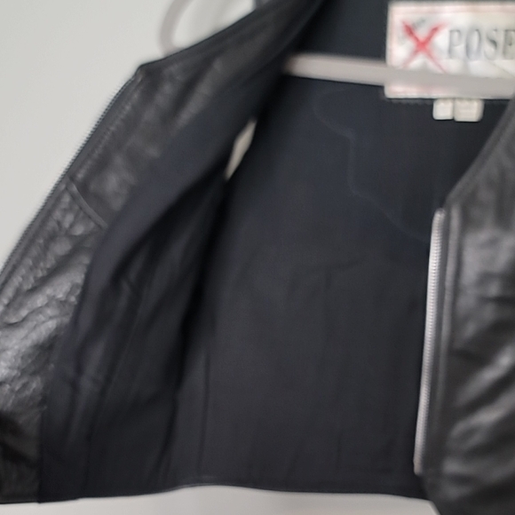 Harley-Davidson Women's Size Small Black  genuine Leather Motorcycle Vest - Picture 8 of 10